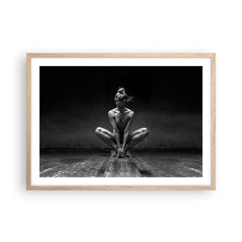 Plakat w ramie jasny dąb - Skupienie tanecznej energii - 70x50 cm