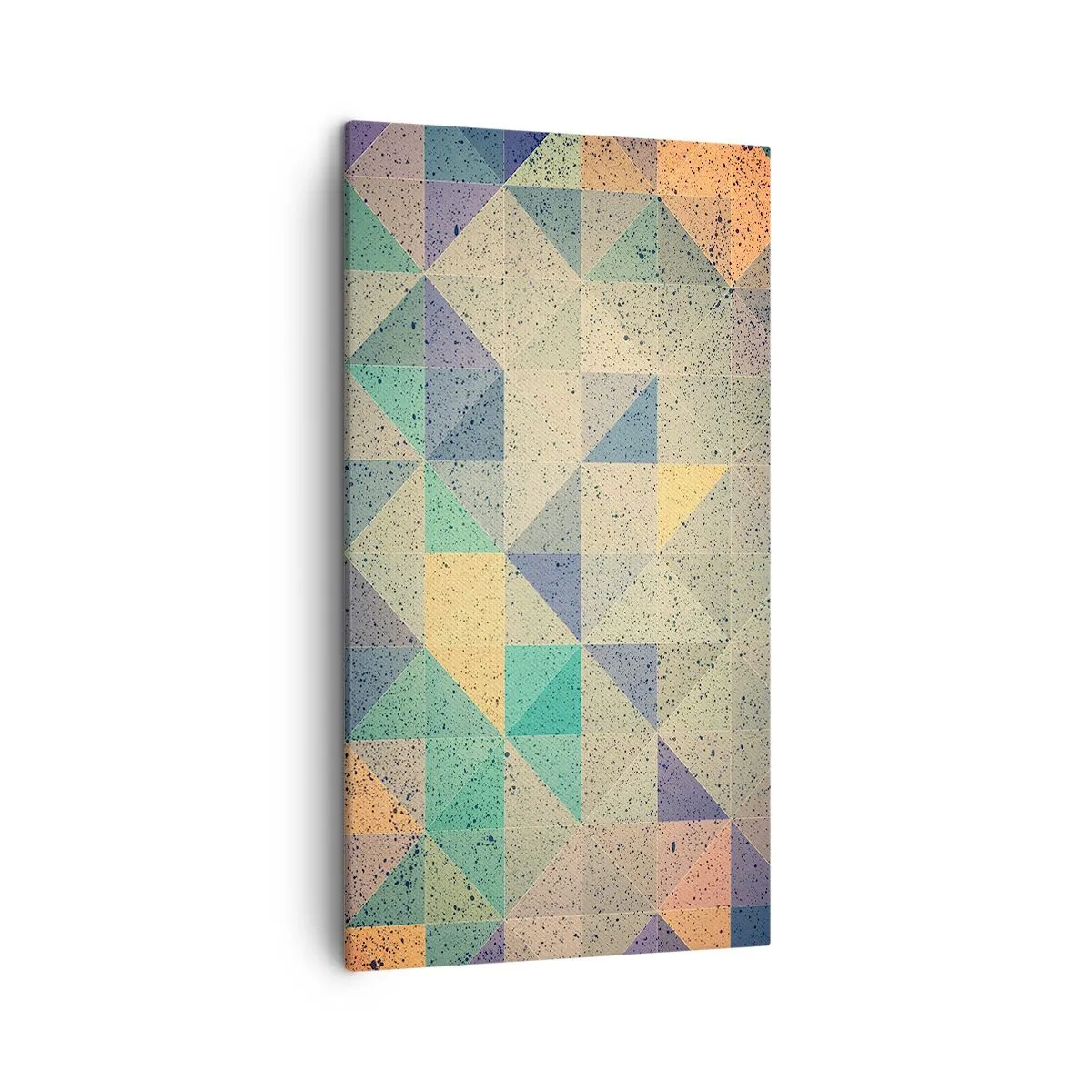 Obraz na płótnie - Republika trójkątów - 45x80 cm