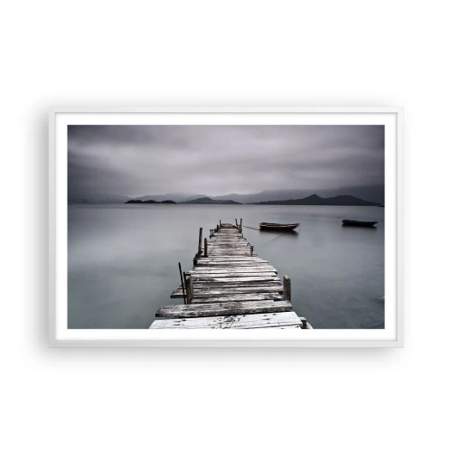 Plakat w białej ramie - Jutro możesz ruszać - 91x61 cm