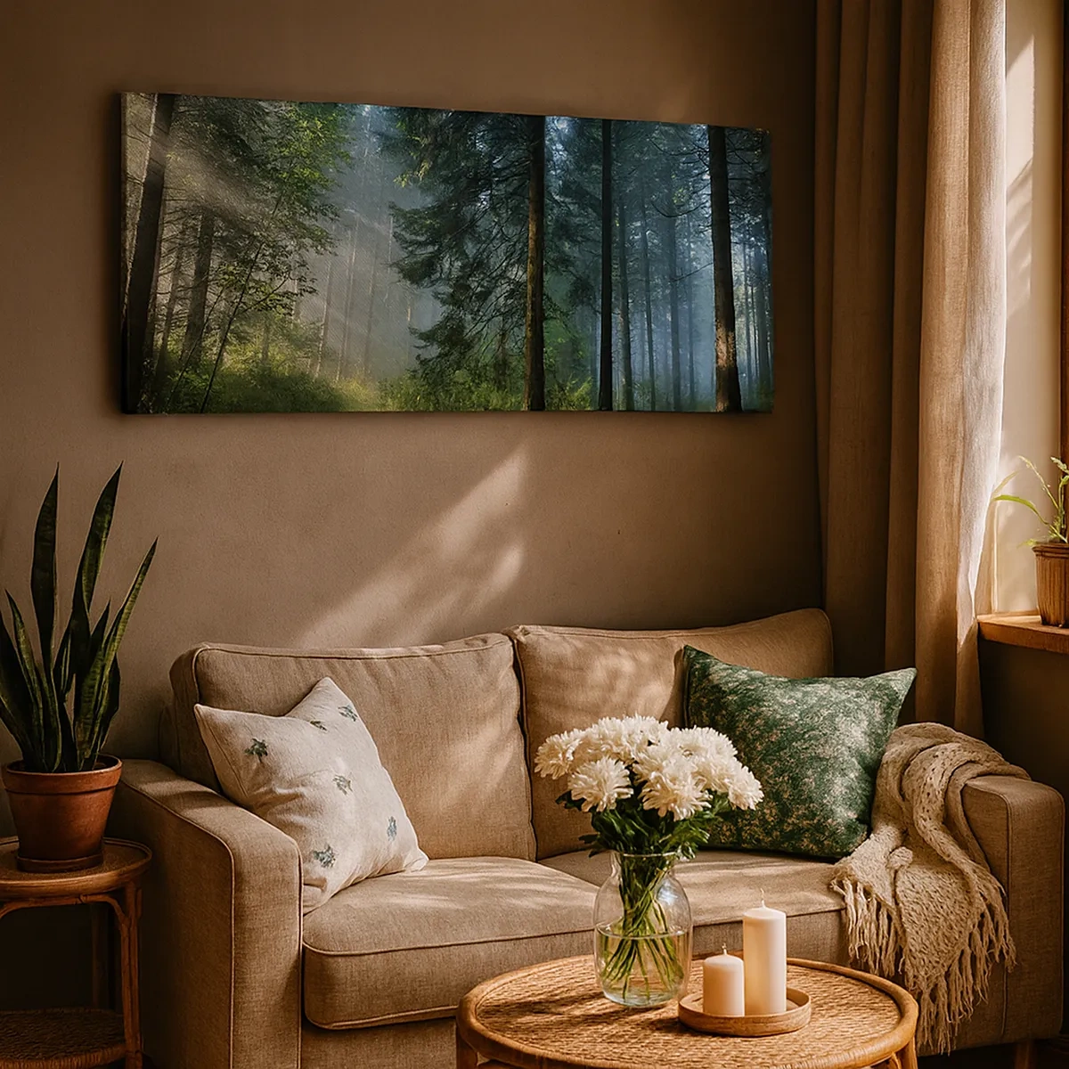 Obraz na płótnie - Rozpromieniony o poranku - 30x30 cm