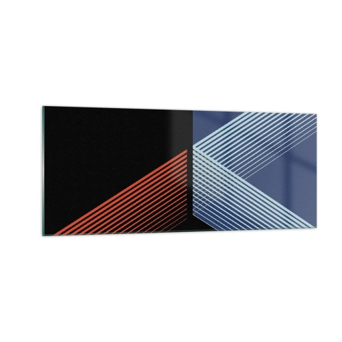 Obraz na szkle - Prosta historia - 100x40 cm