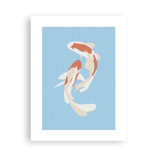 Plakat - Pływanie synchroniczne spontaniczne - 30x40 cm