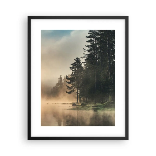 Plakat w czarnej ramie - Narodziny dnia - 40x50 cm