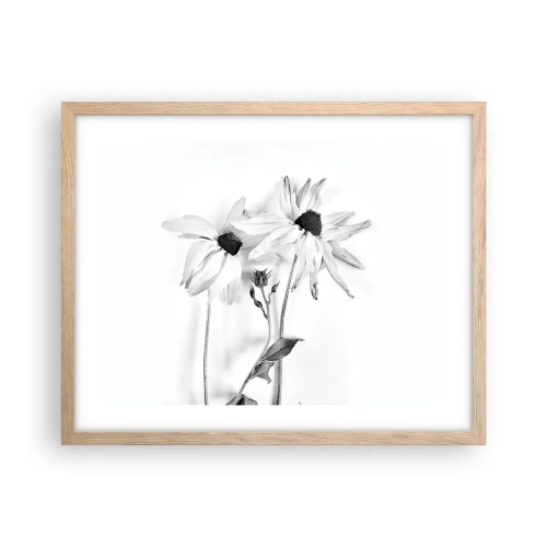 Plakat w ramie jasny dąb - Nikt nie chce być sam - 50x40 cm