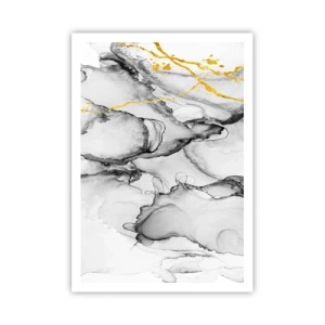Plakat - Kompozycja z motywem złota - 70x100 cm