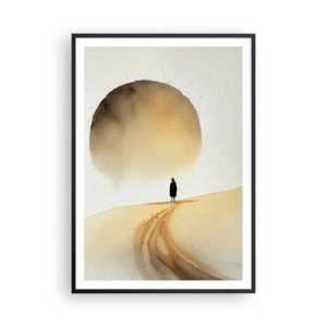 Plakat w czarnej ramie - Zawsze tęsknota - 70x100 cm