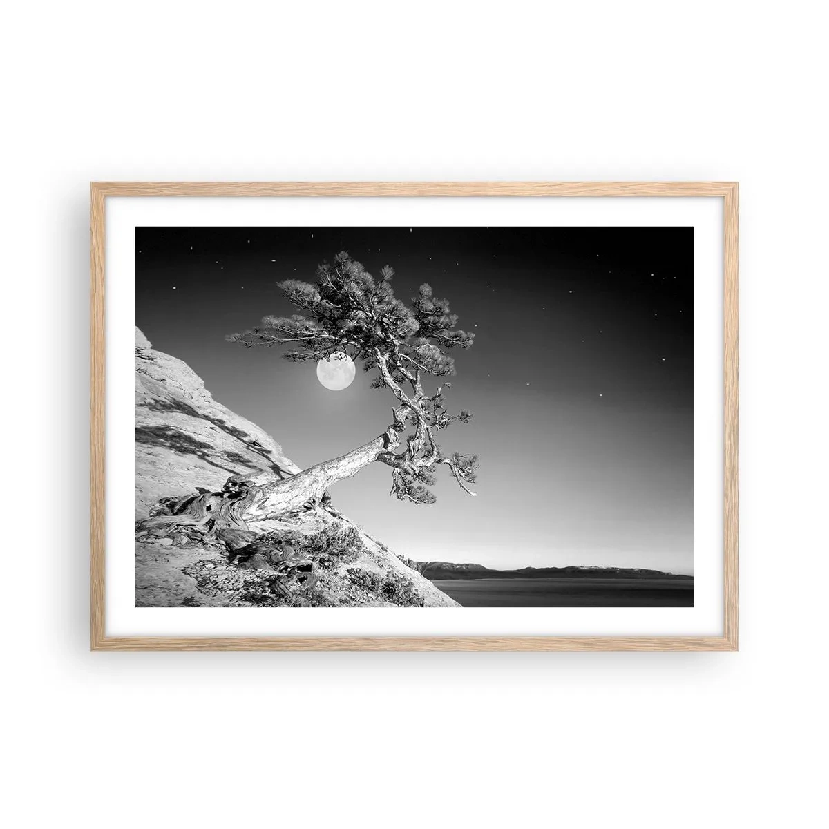 Plakat w ramie jasny dąb - Zwycięska wojowniczka - 70x50 cm