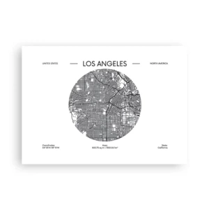 Plakat - Anatomia Los Angeles - 70x50 cm