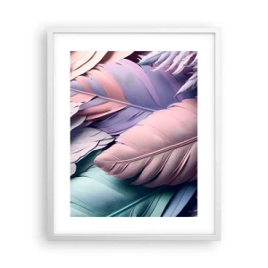 Plakat w białej ramie - Ptasi szyk - 40x50 cm