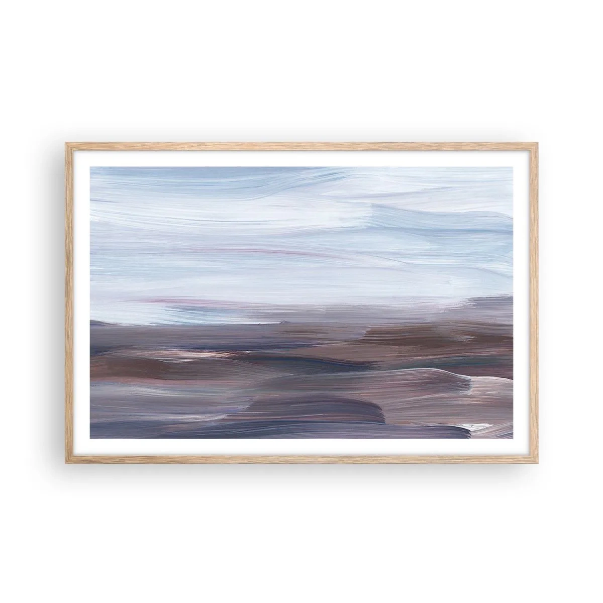 Plakat w ramie jasny dąb - Żywioły: woda - 91x61 cm