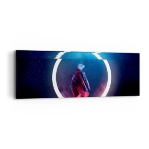 Obraz na płótnie - Między światami - 90x30 cm