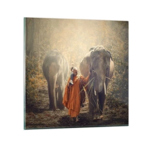 Obraz na szkle - Pełne zrozumienie - 40x40 cm