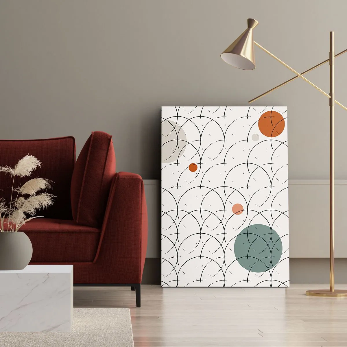 Obraz na płótnie - W pop-artowym duchu - 55x100 cm