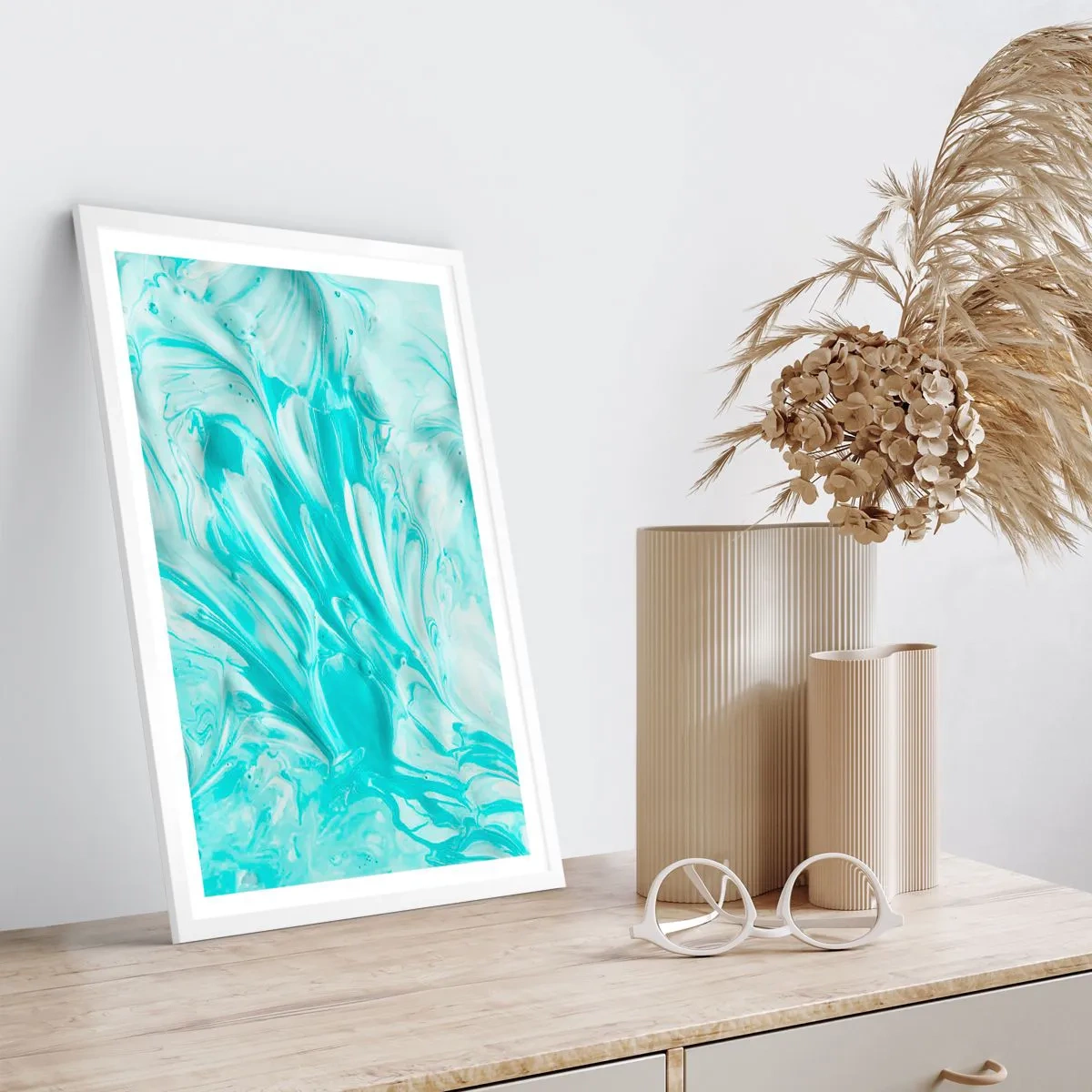 Plakat w białej ramie - Na zawsze razem - 70x100 cm