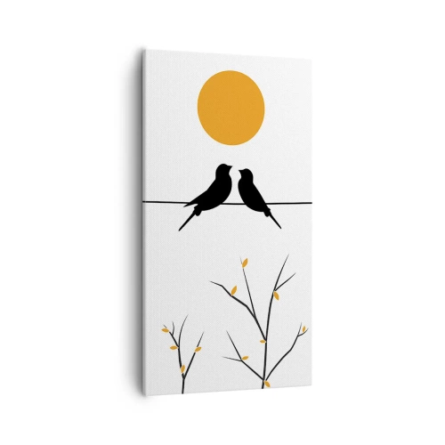 Obraz na płótnie - Słowiczy wieczór - 55x100 cm