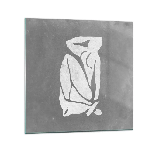 Obraz na szkle - W zamyśleniu - 60x60 cm