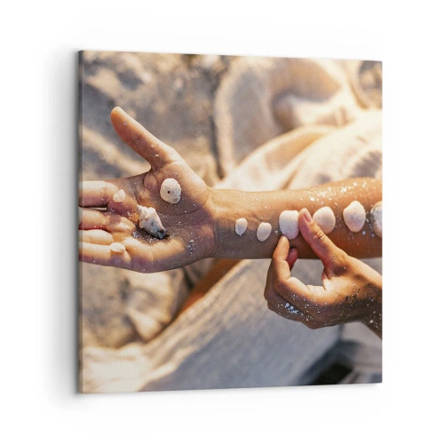 Obraz na płótnie - Piękno w zasięgu ręki - 50x50 cm