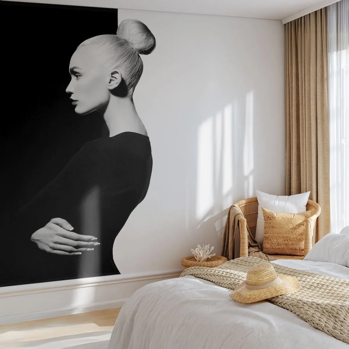 Fototapeta Premium Canvas - Po prostu kobieta - Moda, Kobieta, Elegancki - 200x140 cm