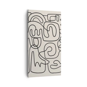 Obraz na płótnie - Po śladzie - 55x100 cm