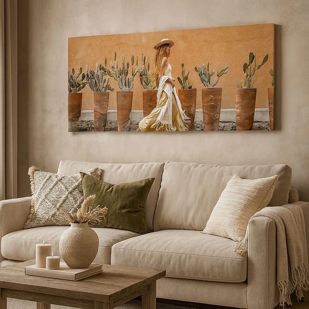 Obraz na płótnie - W stylu hippie - 100x40 cm