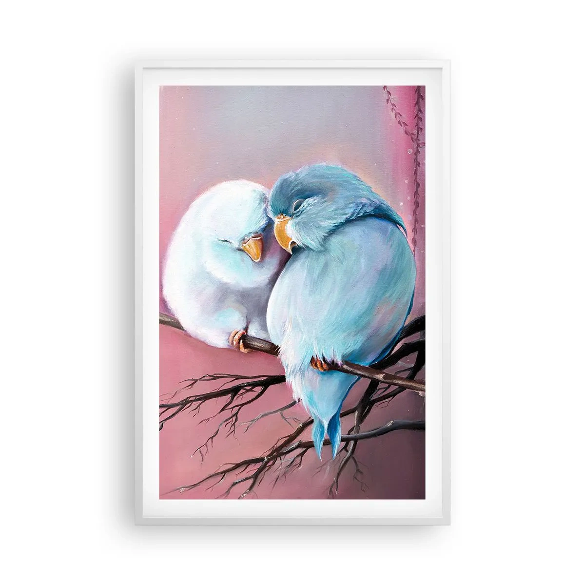 Plakat w białej ramie - Cóż tu dodać?… - 61x91 cm