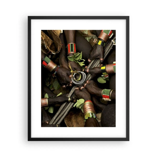 Plakat w czarnej ramie - Jesteśmy razem - 40x50 cm