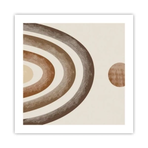 Plakat - W odległej galaktyce - 50x50 cm
