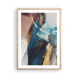 Plakat w ramie jasny dąb - Z rozmachem i energicznie - 50x70 cm