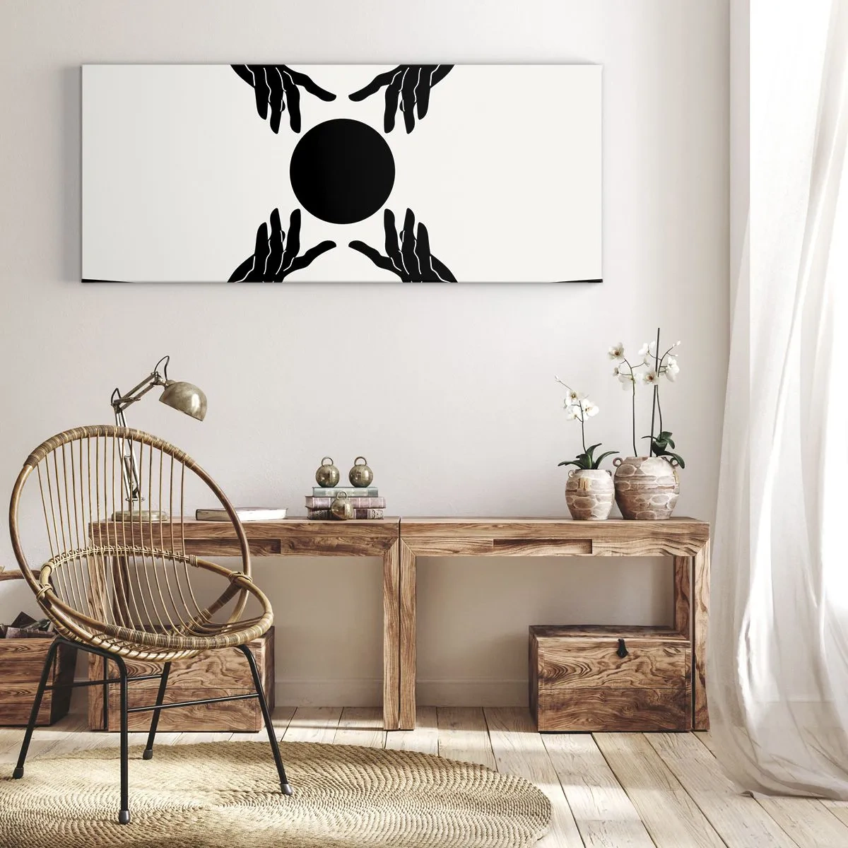 Obraz na płótnie - Tajemny znak - 100x40 cm