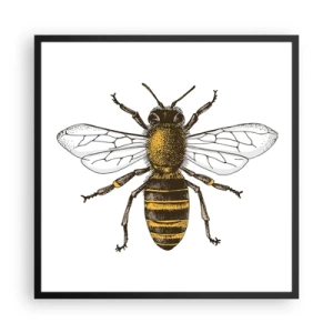 Plakat w czarnej ramie - Piękna i dobra - 60x60 cm