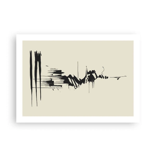 Plakat - Abstrakcja pośpieszna - 70x50 cm