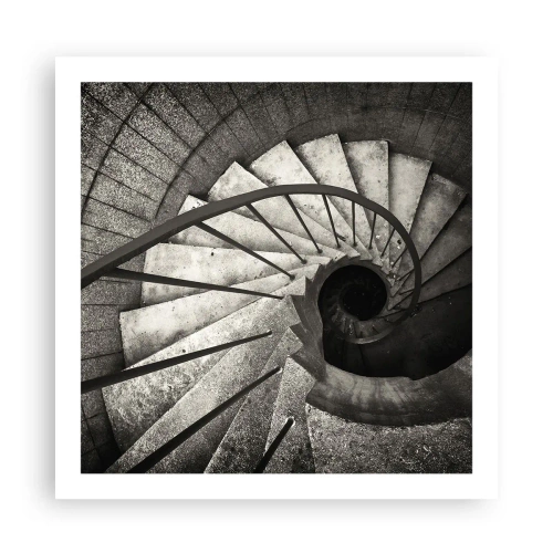 Plakat - Schodami w górę, schodami w dół - 60x60 cm