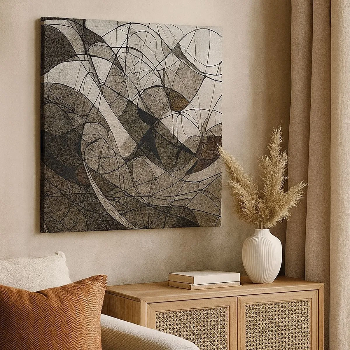 Obraz na płótnie - Cyrkulacja barw ziemi - 30x30 cm