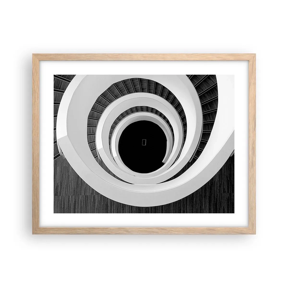 Plakat w ramie jasny dąb - Do istoty rzeczy - 50x40 cm