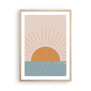 Plakat w ramie jasny dąb - Codzienny cud - 50x70 cm