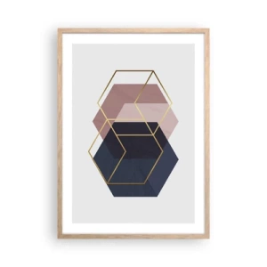Plakat w ramie jasny dąb - Siła prostoty - 50x70 cm