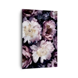 Obraz na płótnie - Kwiaty w delikatnych pastelowych odcieniach - 80x120cm - Bukiet w dawnym stylu - Nowoczesna dekoracja ścienna do salonu i sypialni ARTTOR