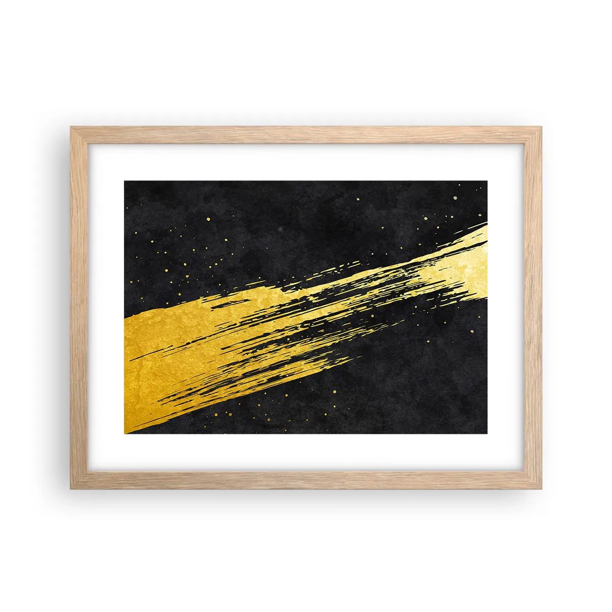 Plakat w ramie jasny dąb - Skok w nadprzestrzeń - 40x30 cm