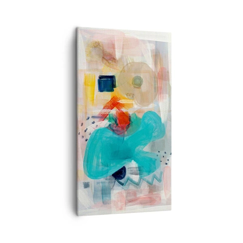Obraz na płótnie - Kolorowa gra - 45x80 cm