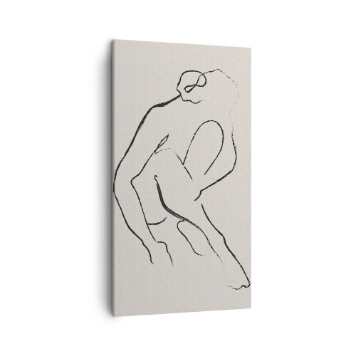 Obraz na płótnie - Szkic intymny - 45x80 cm