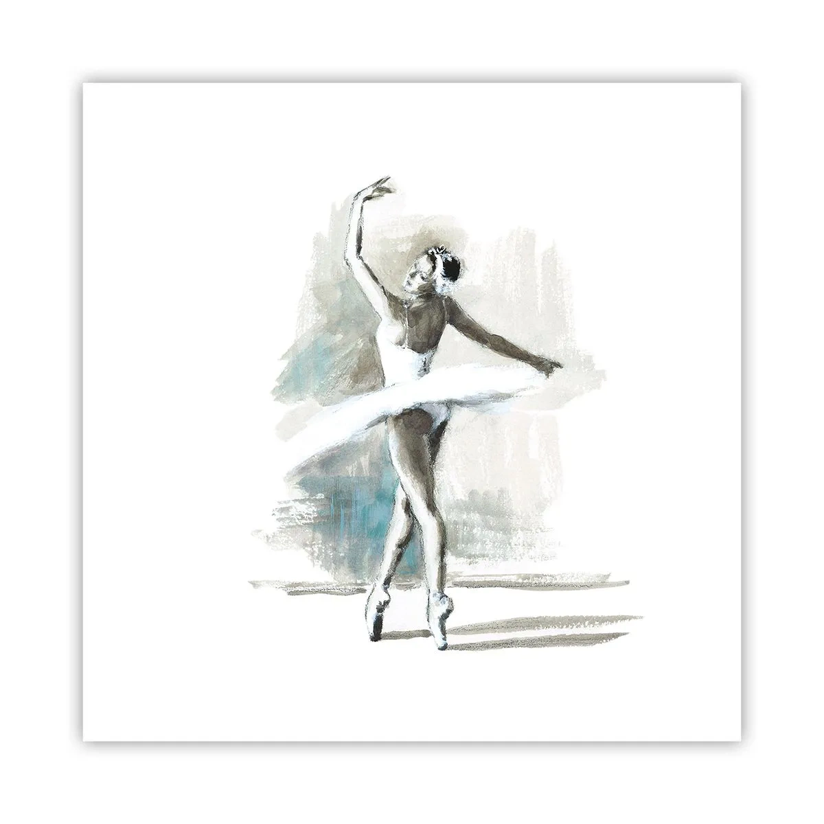 Plakat - Zaklęta w łabędzia - 60x60 cm