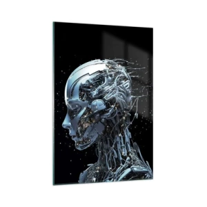 Obraz na szkle - Technologia jest kobietą - 70x100 cm