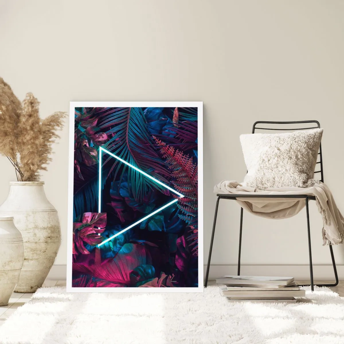 Plakat - Ogród w stylu disco - 70x100 cm