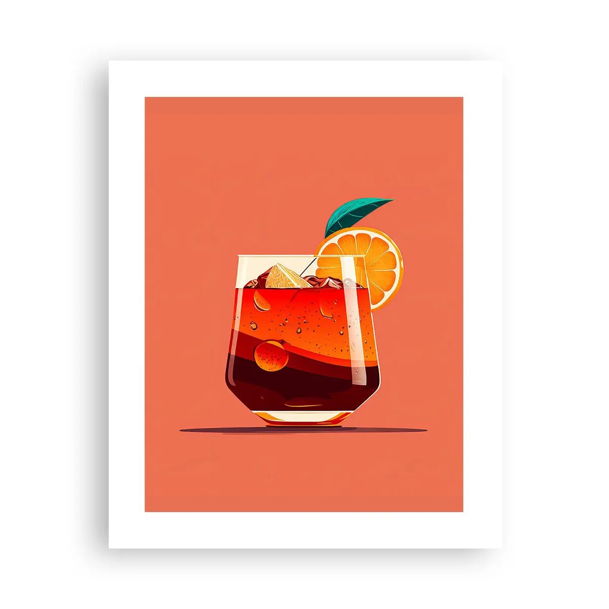 Plakat - Letnie orzeźwienie - 40x50 cm