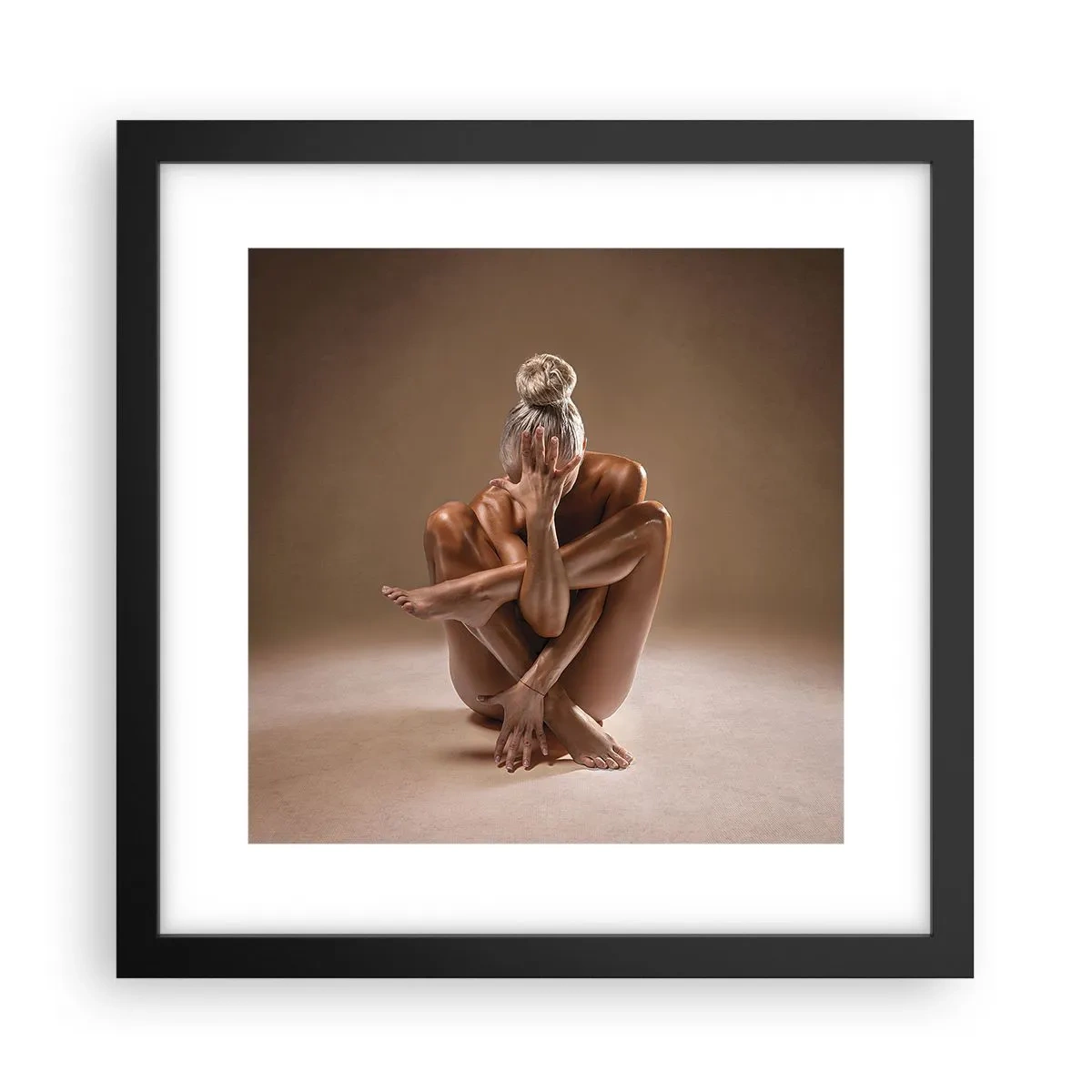 Plakat w czarnej ramie - Jedność ciała i ducha - 30x30 cm