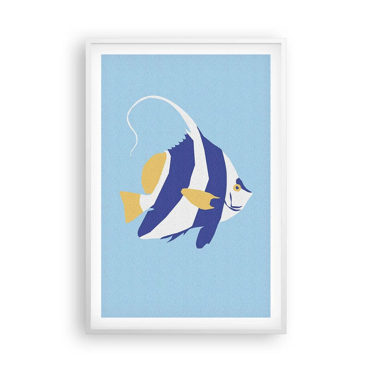 Plakat w białej ramie - Miss tropikalnych wód - 61x91 cm