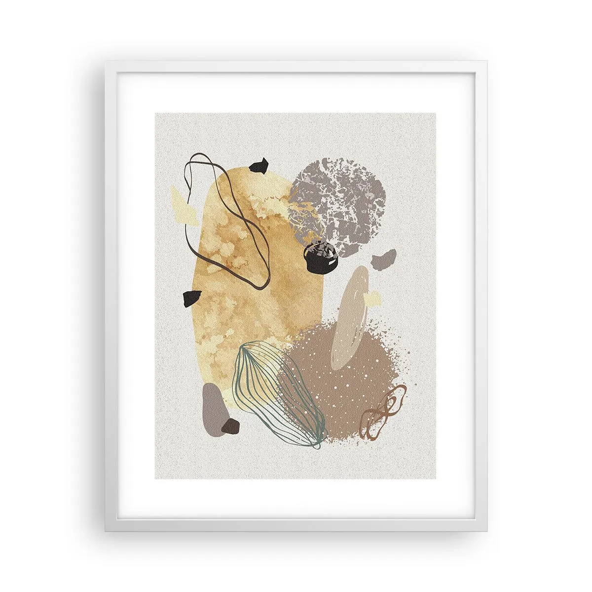 Plakat w białej ramie - Plumkologia stosowana - 40x50 cm