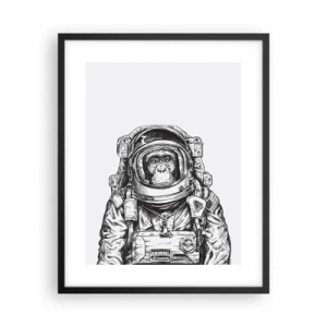 Plakat w czarnej ramie - Alternatywna ewolucja - 40x50 cm