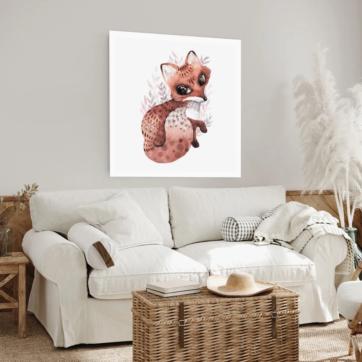 Plakat - Tylko pokochać - 60x60 cm