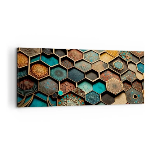 Obraz na płótnie - Arabskie ornamenty – wariacja - 100x40 cm